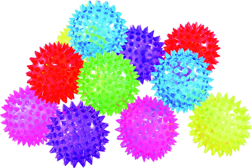 10 pack of Hedgehog Balls with Lights, Light , Sensory