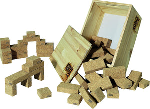 Cork Building Blocks box