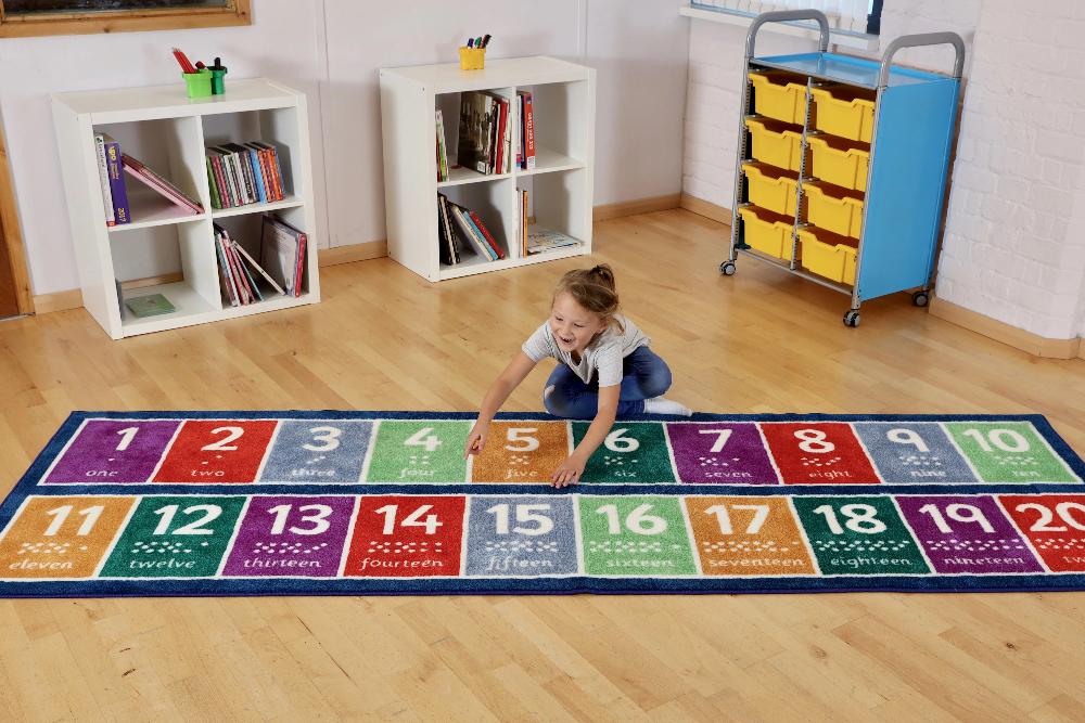 Number 1 to 20 Runner Carpet