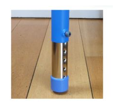 Plastic Table leg adjuster detail