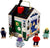 Wooden Lock House & family